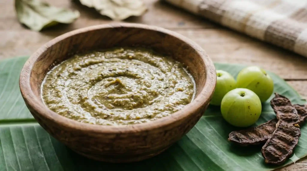 मिट्टी के कटोरे में आंवला और शिकाकाई का हर्बल बाल मास्क, केमिकल मुक्त | Herbal amla-shikakai hair mask in clay