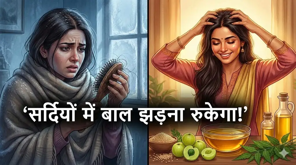 सर्दियों में बालों और scalp की देखभाल के लिए winter hair care