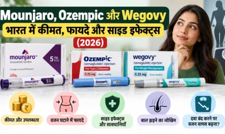 Mounjaro, Ozempic और Wegovy की भारत में कीमत, वजन घटाने के फायदे और साइड इफेक्ट्स